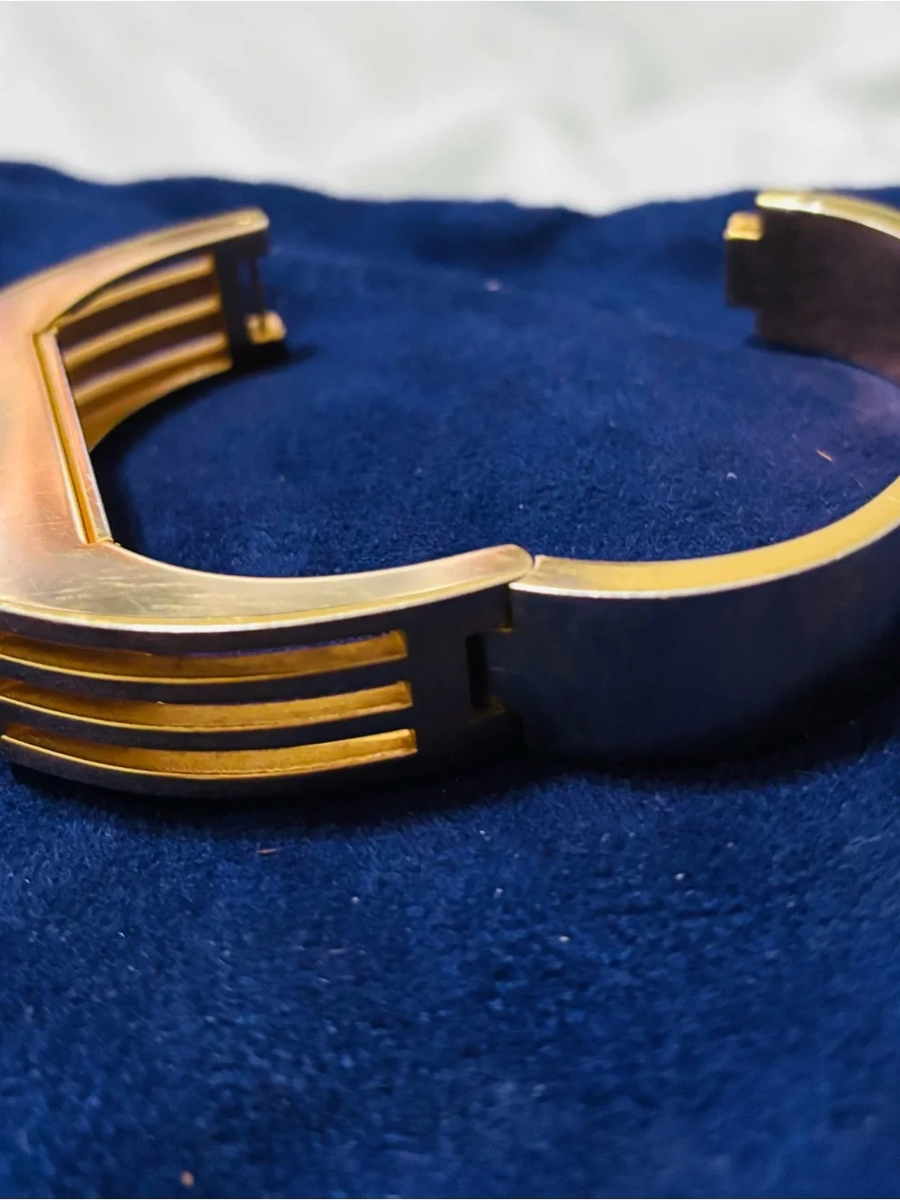 Tory Burch Gold Geometric Link Bracelet